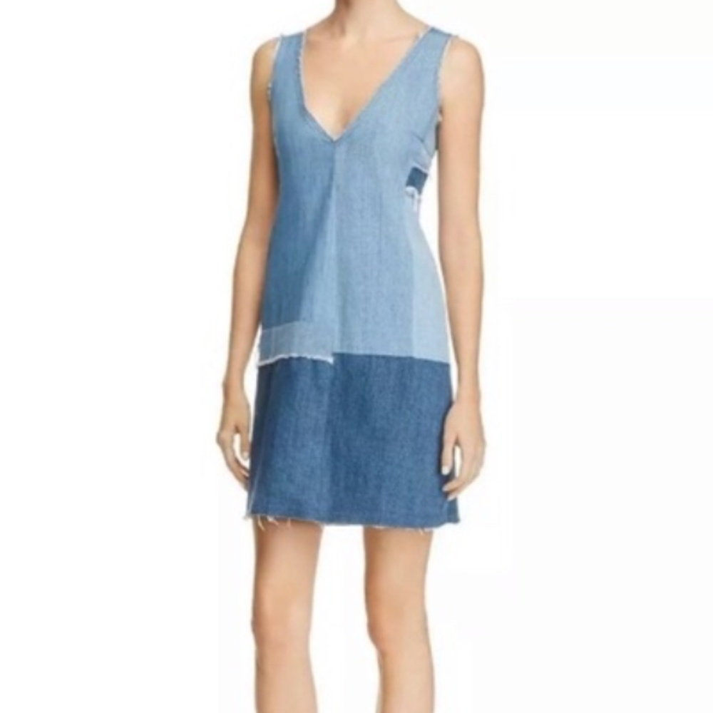 NWT Paige Denim Patchwork Dress